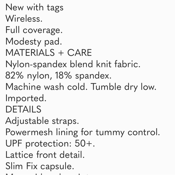 Torrid size 3 one piece swim suit. NWT - Picture 8 of 8